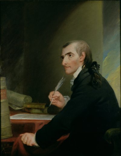 Francis Hopkinson (1738-91) door Robert Edge Pine